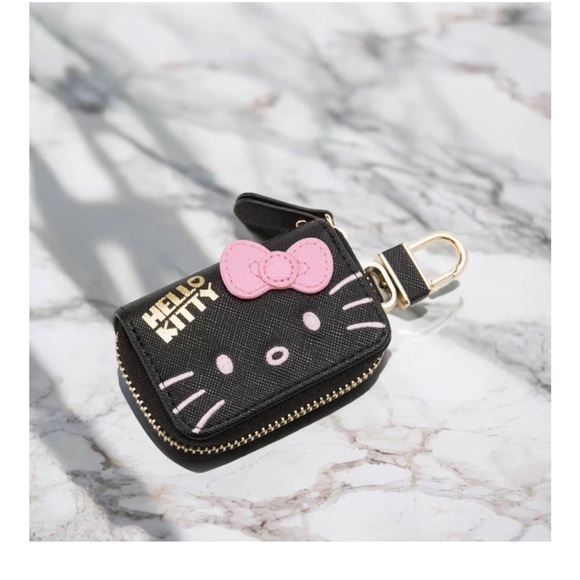 🆕 hello kitty Remote Key Case,PU Leather Car Key Holder - Picture 4 of 6